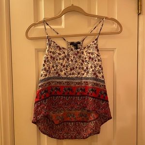 Forever21 floral tank top